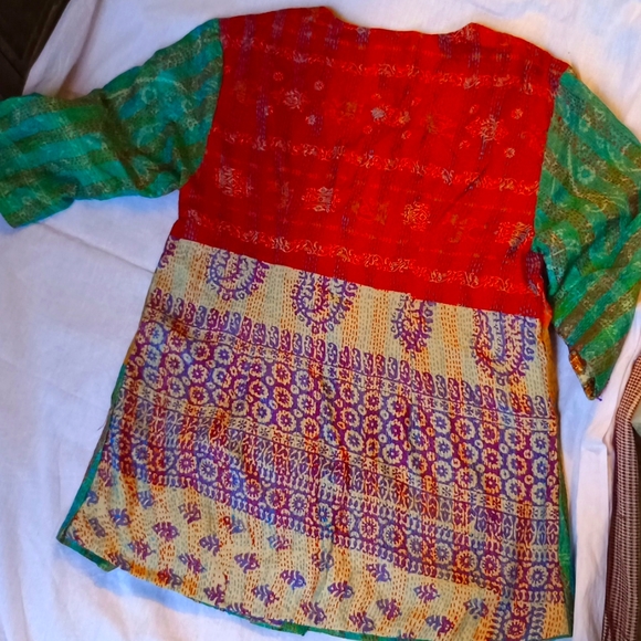Kantha Handwork embroidery top - Picture 8 of 9